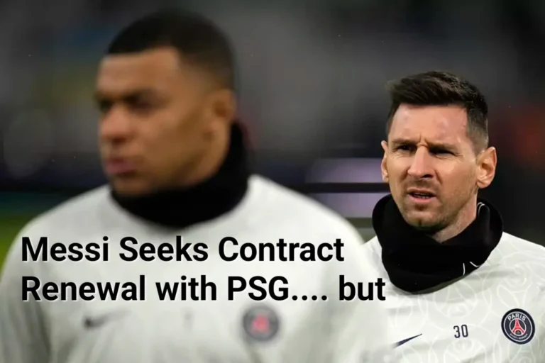 Lionel messi contract renewal with psg